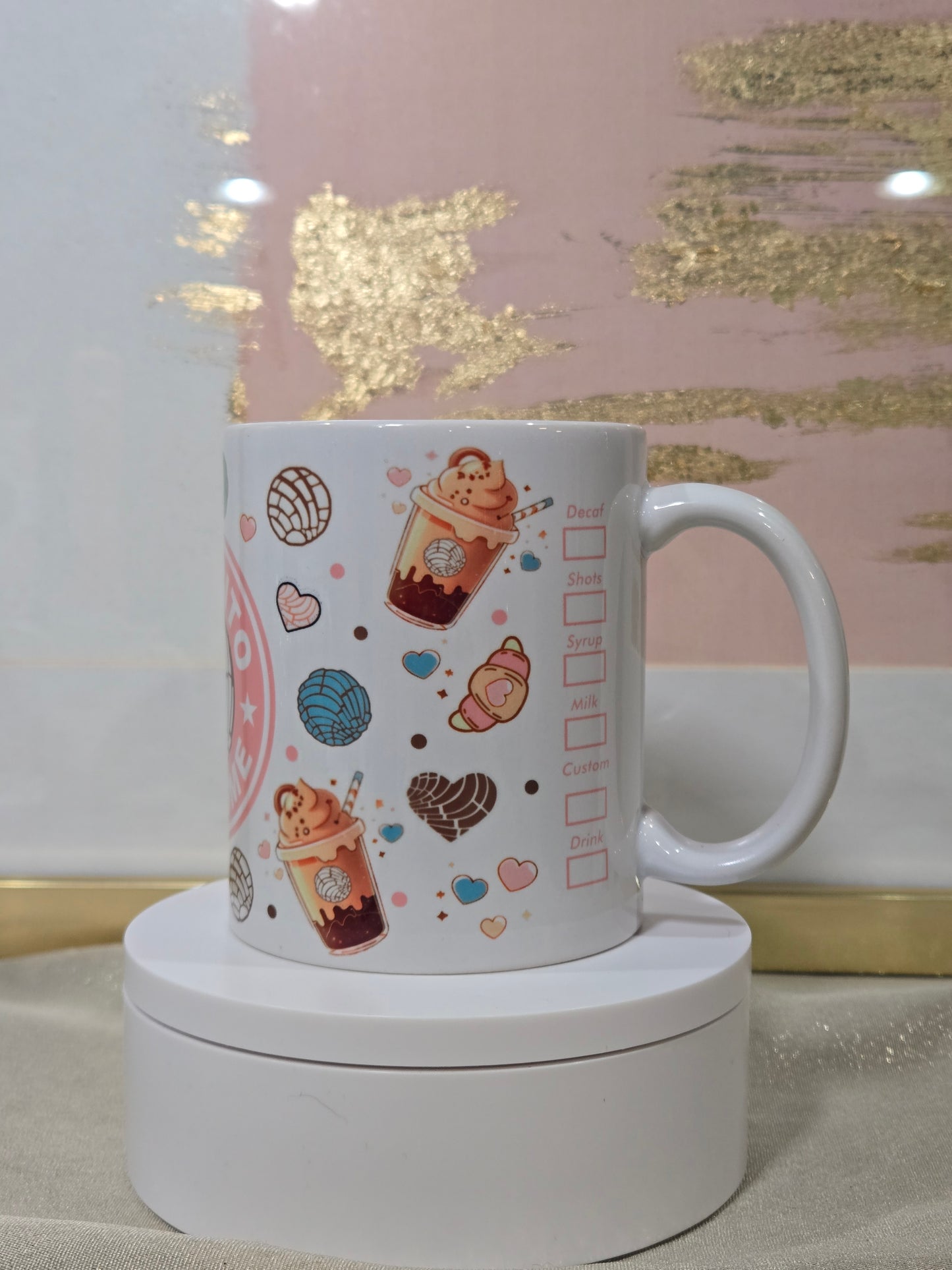 Taza de "Cafecito y Chisme" – 11 oz / 15 oz