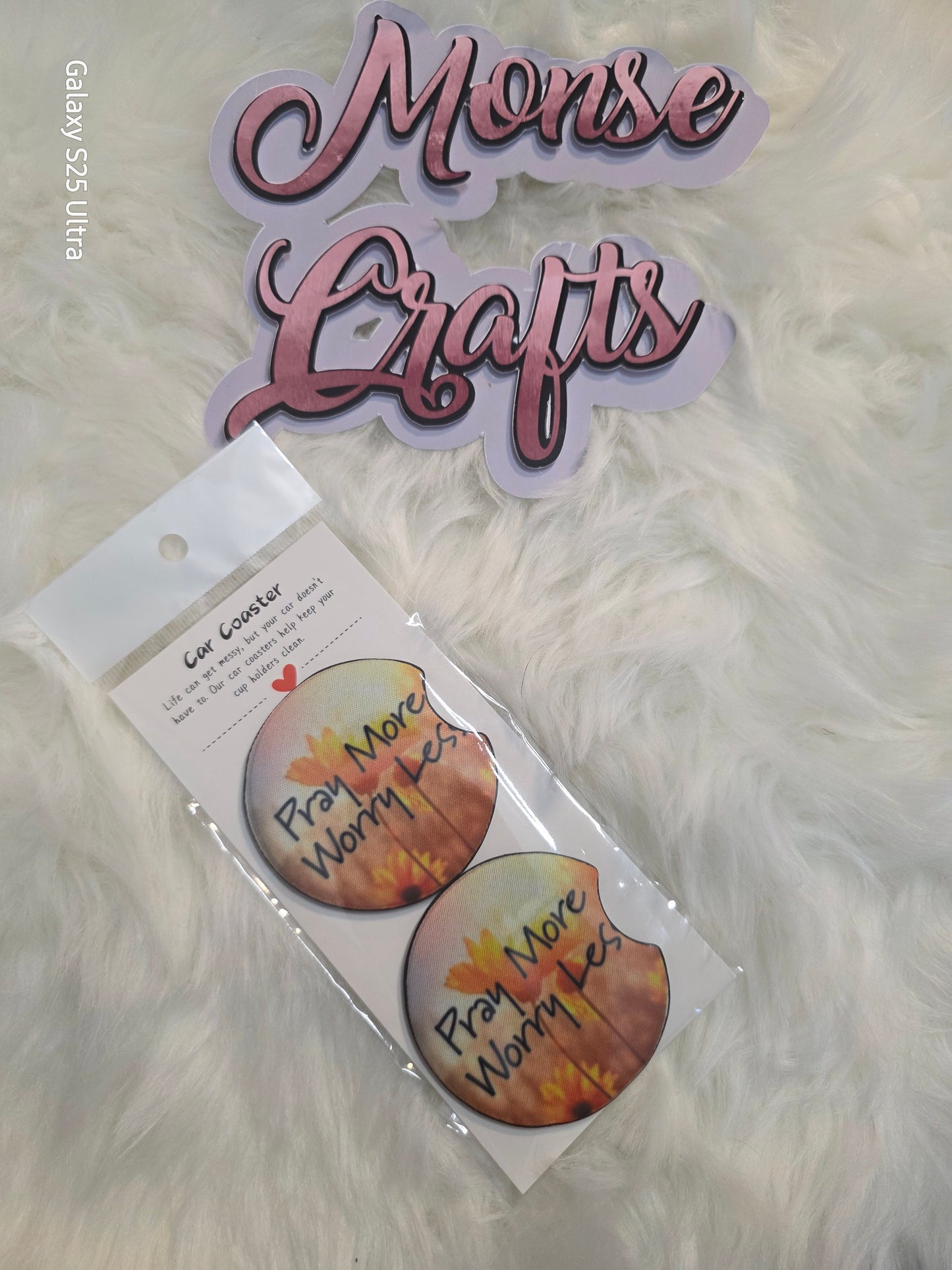 Pray Car Coasters – Set of 2