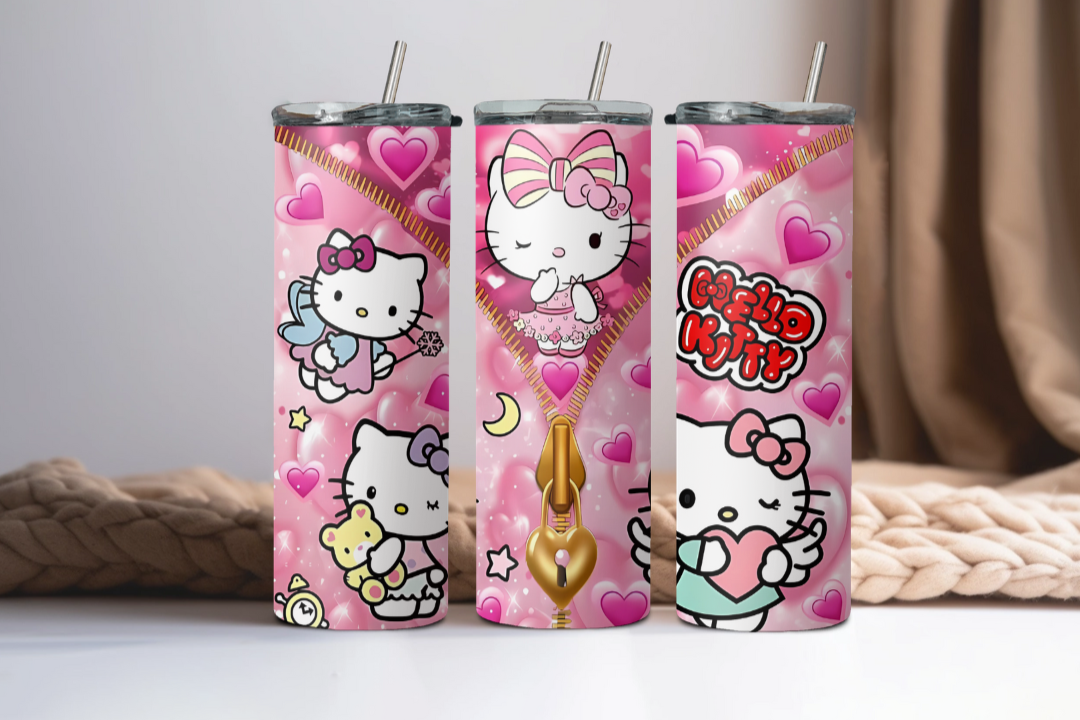 H Kitty Skinny Tumbler 20 OZ