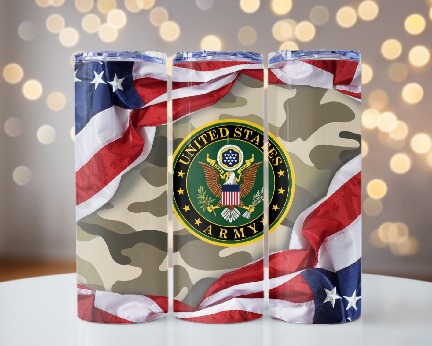 Army Skinny Tumbler 20 OZ