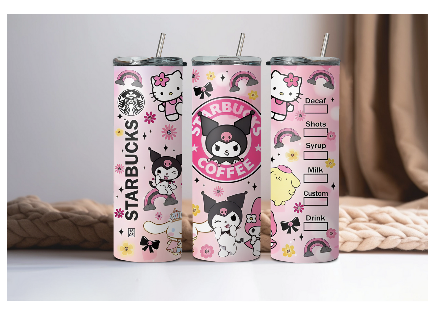 Sanrioo Skinny Tumbler 20 Oz | Personalizable Gift | Perfect For Gift |