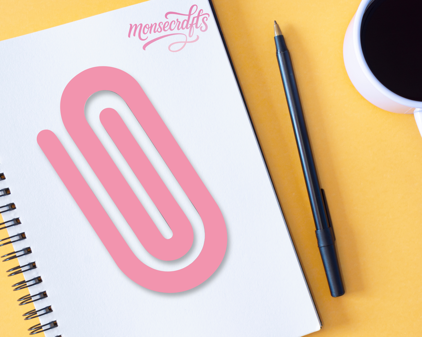 Jumbo paper clip personalized