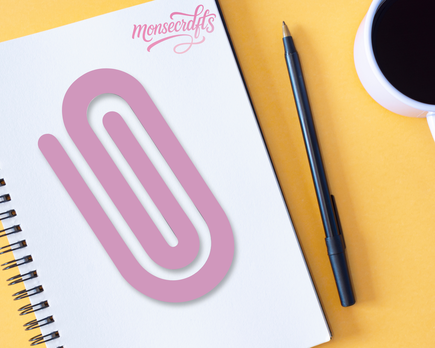 Jumbo paper clip personalized