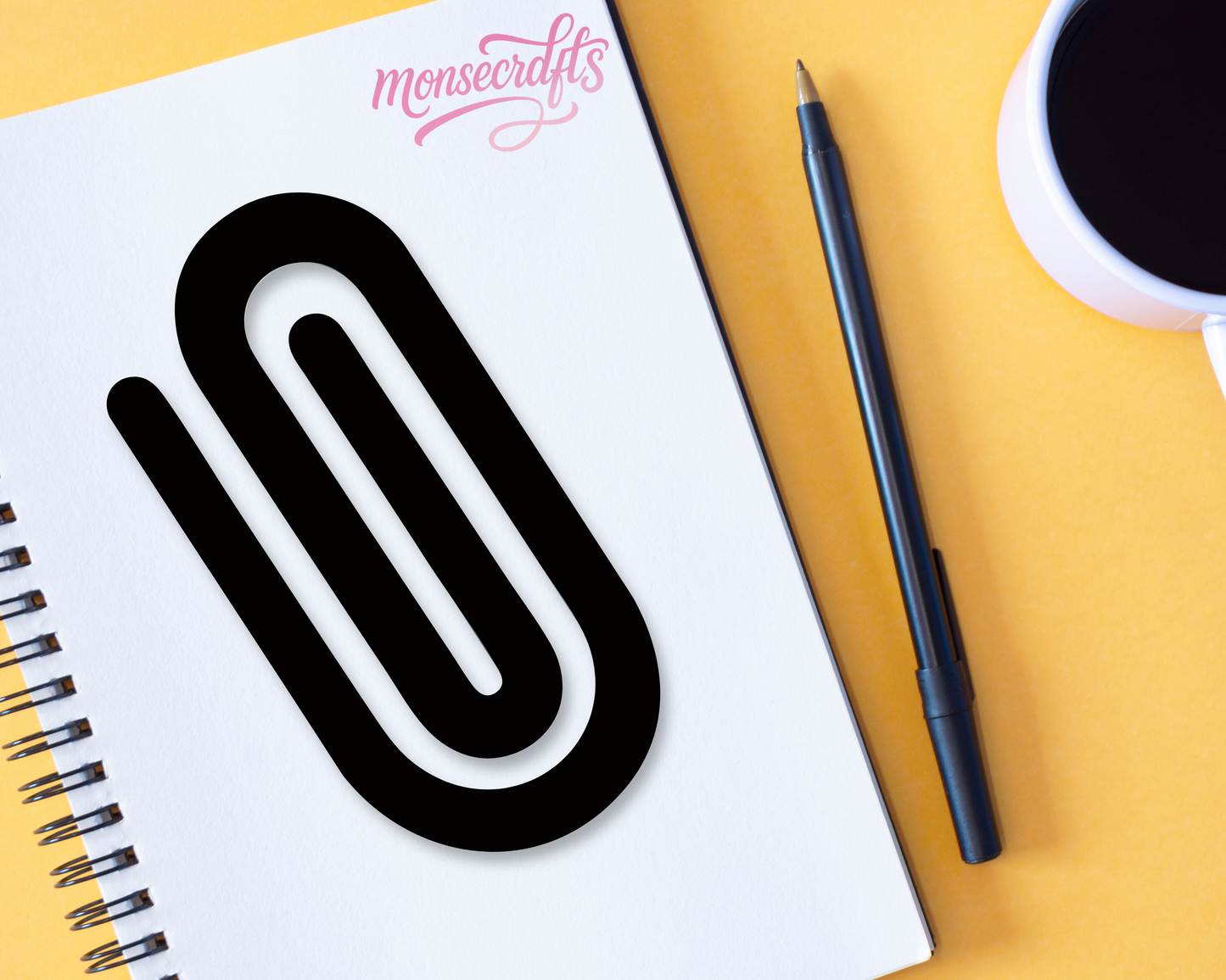 Jumbo paper clip personalized