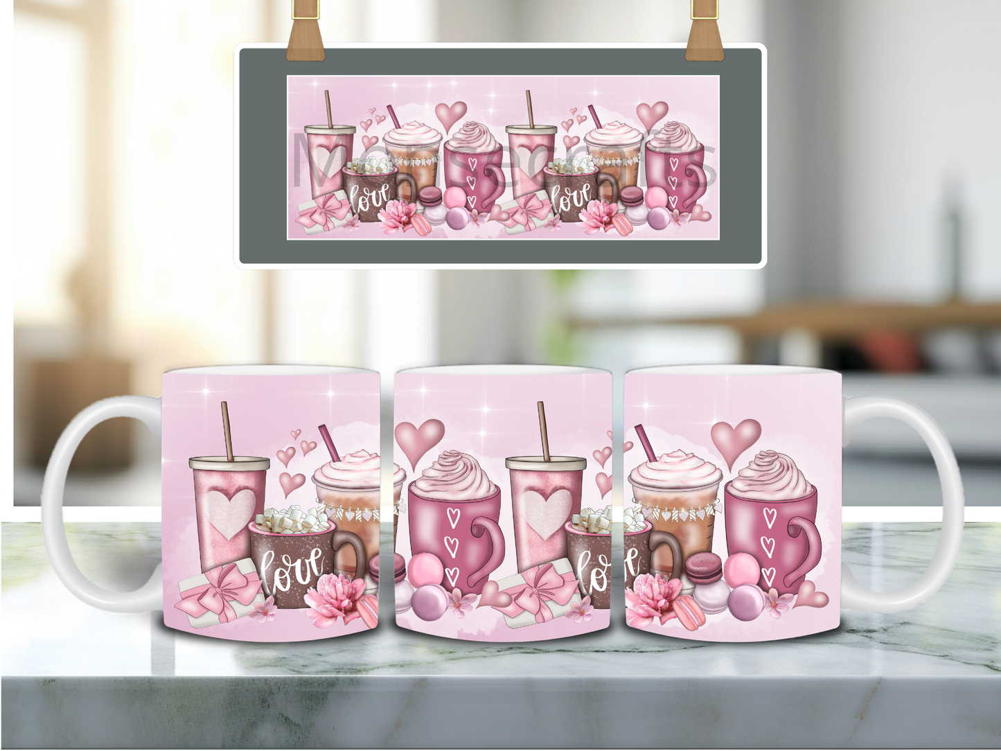 Latte coffe mug