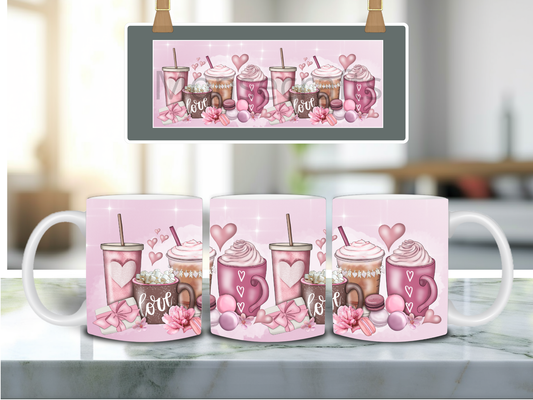 Latte coffe mug