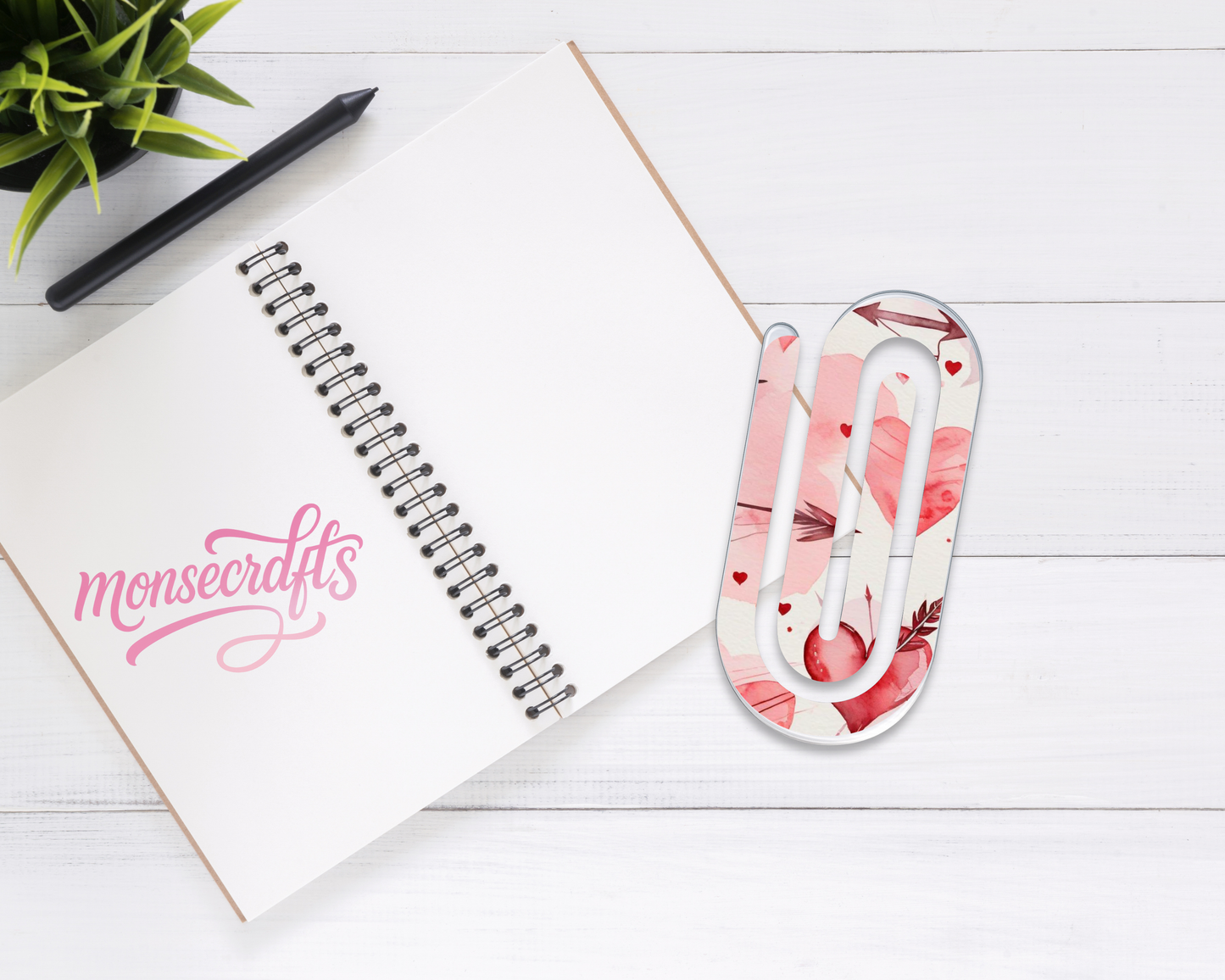 Jumbo paper clips personalized