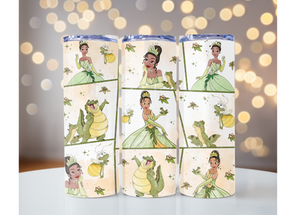 Beautiful Princess 20 oz Skinny Tumbler | personalized gift | personalized tumbler