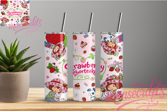 Beautiful Shortcake Skinny Tumbler 20 oz