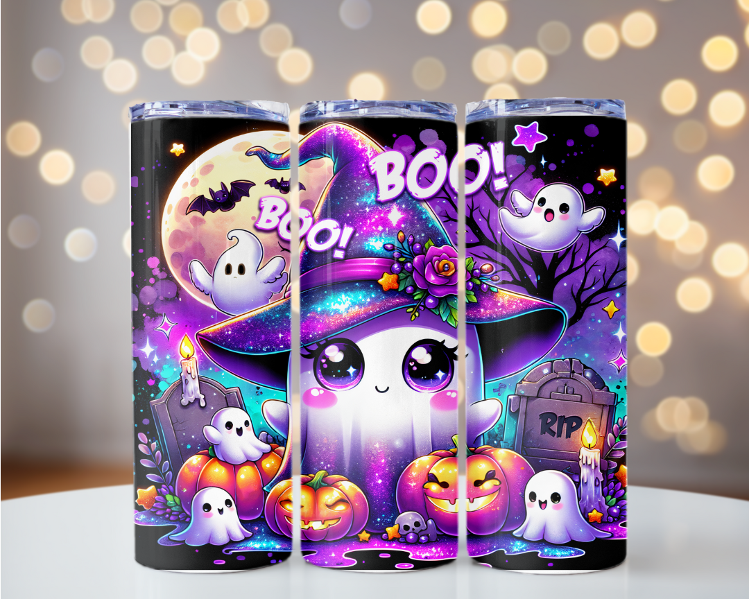 Boo! skinny Tumbler 20 oz