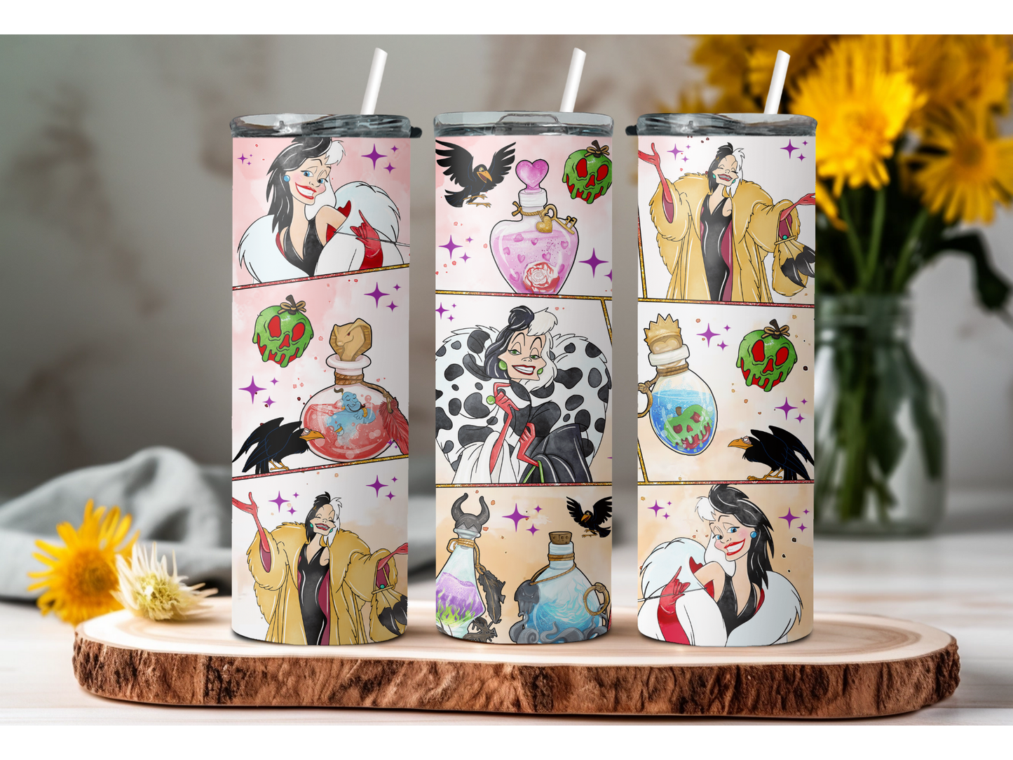 Villains Skinny tumbler | Perfect for gift | Personalized Gift | Your Gift Your Style