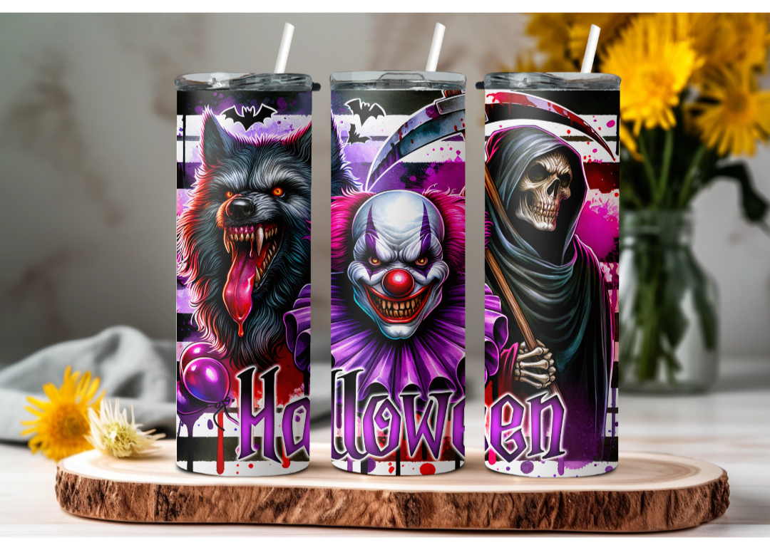 Halloween Skinny Tumbler 20 oz