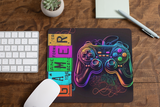Gamer Personalized Mouse Pad – Perfect for Home Office or Gift |  Add Your Text or Design – 24x20 cm