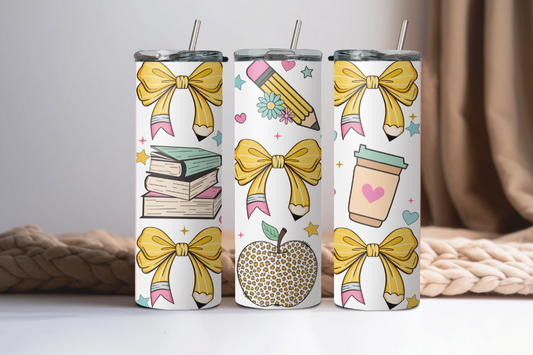 Teacher Coquete Skinny Tumbler | Personalized Skinny Tumbler | Perfect gift for the beast teacher | 20 oz skinny tumbler