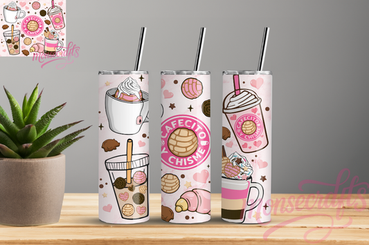 Cafecito y Chisme Tumbler 20 OZ
