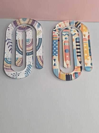 a jumbo Paper Clips | Perfect Gift | Teacher Gift | Student Gift | 4X2