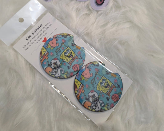 Bob Car Cow Coasters – Set of 2