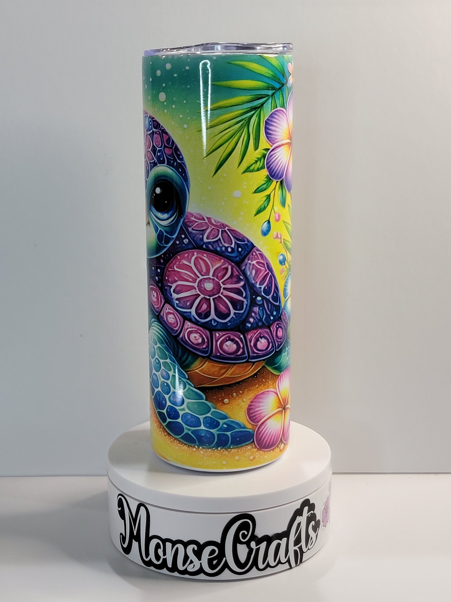 Colorful Turtle Skinny tumbler 20OZ