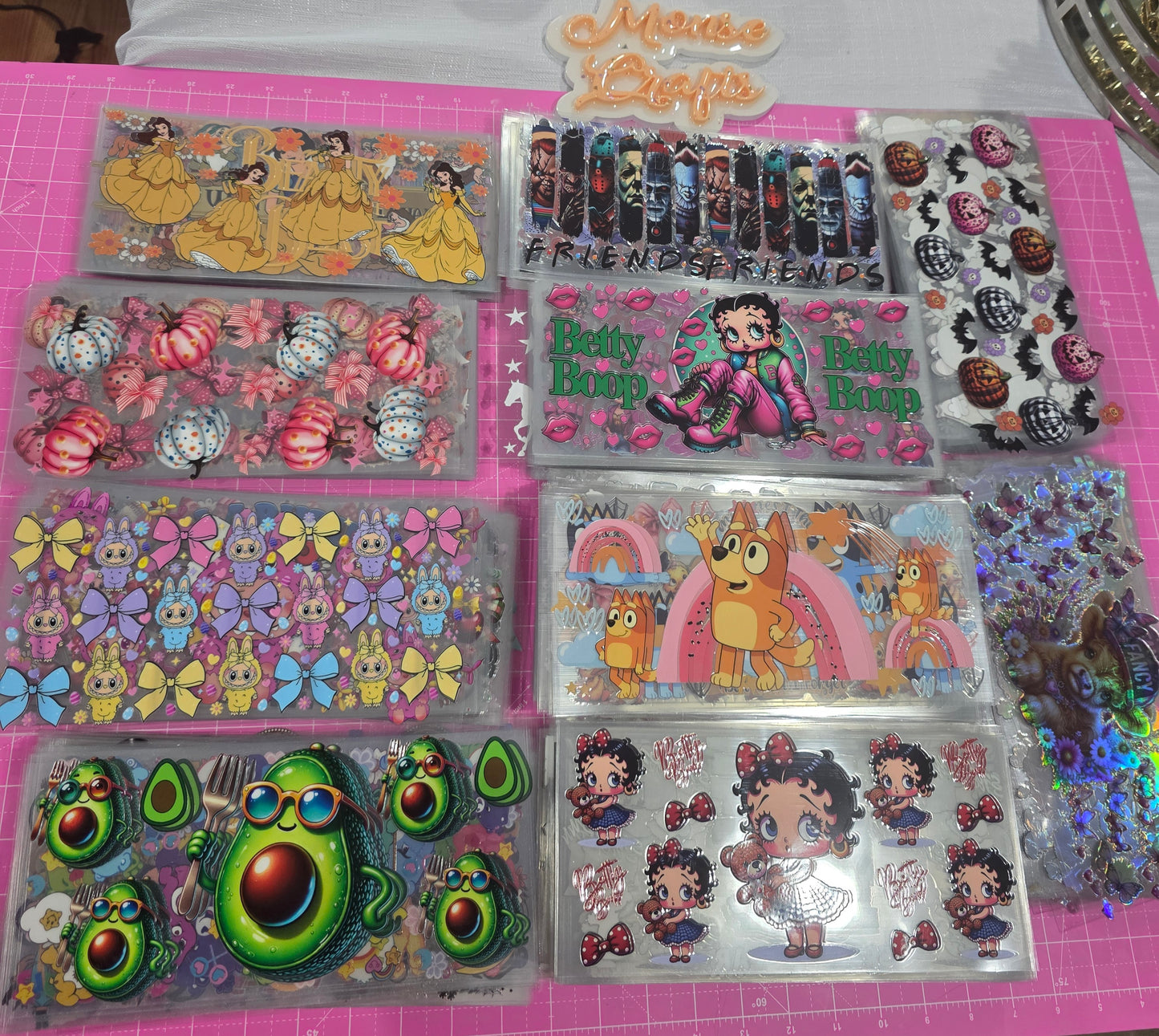 30 PCS RAMDOM UV-DTF BUNDLE