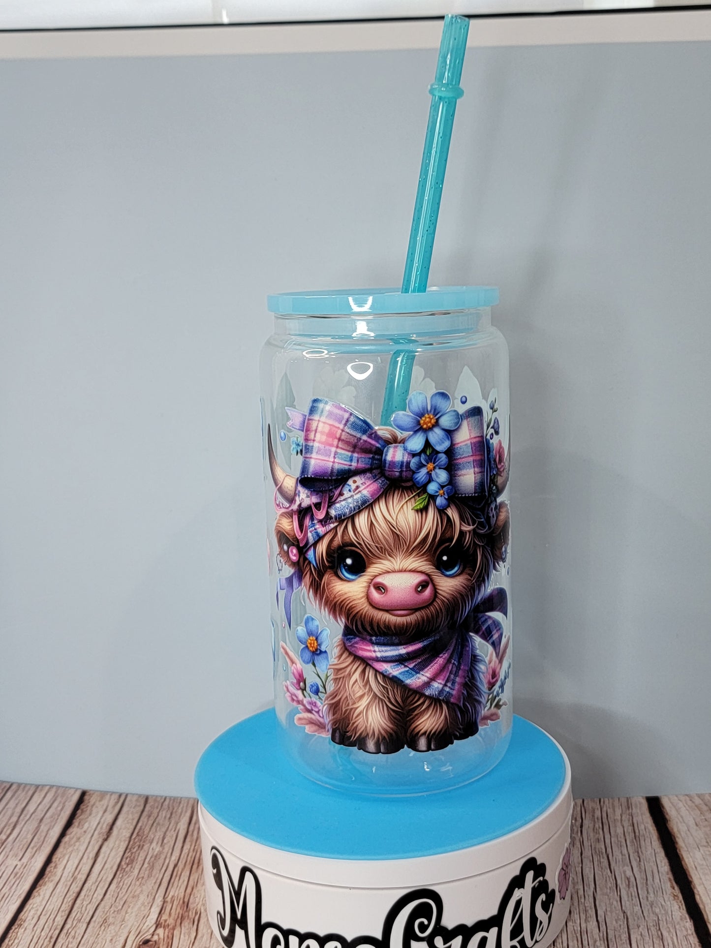 Glass Can 16 OZ | COW GLASS CAN