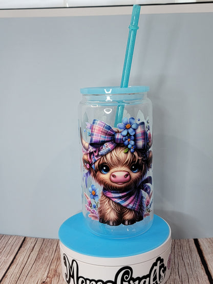 Glass Can 16 OZ | COW GLASS CAN