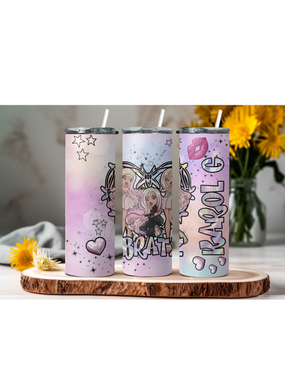 Pop Urban Doll Tumbler | Personalized Gift 20 oz | Perfect for Gift