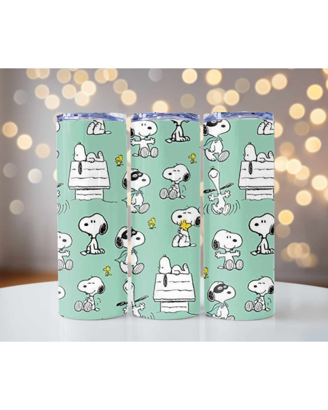 Green Dog | Customizable skinny tumbler | Perfect Gift | 20 oz Skinny Tumbler