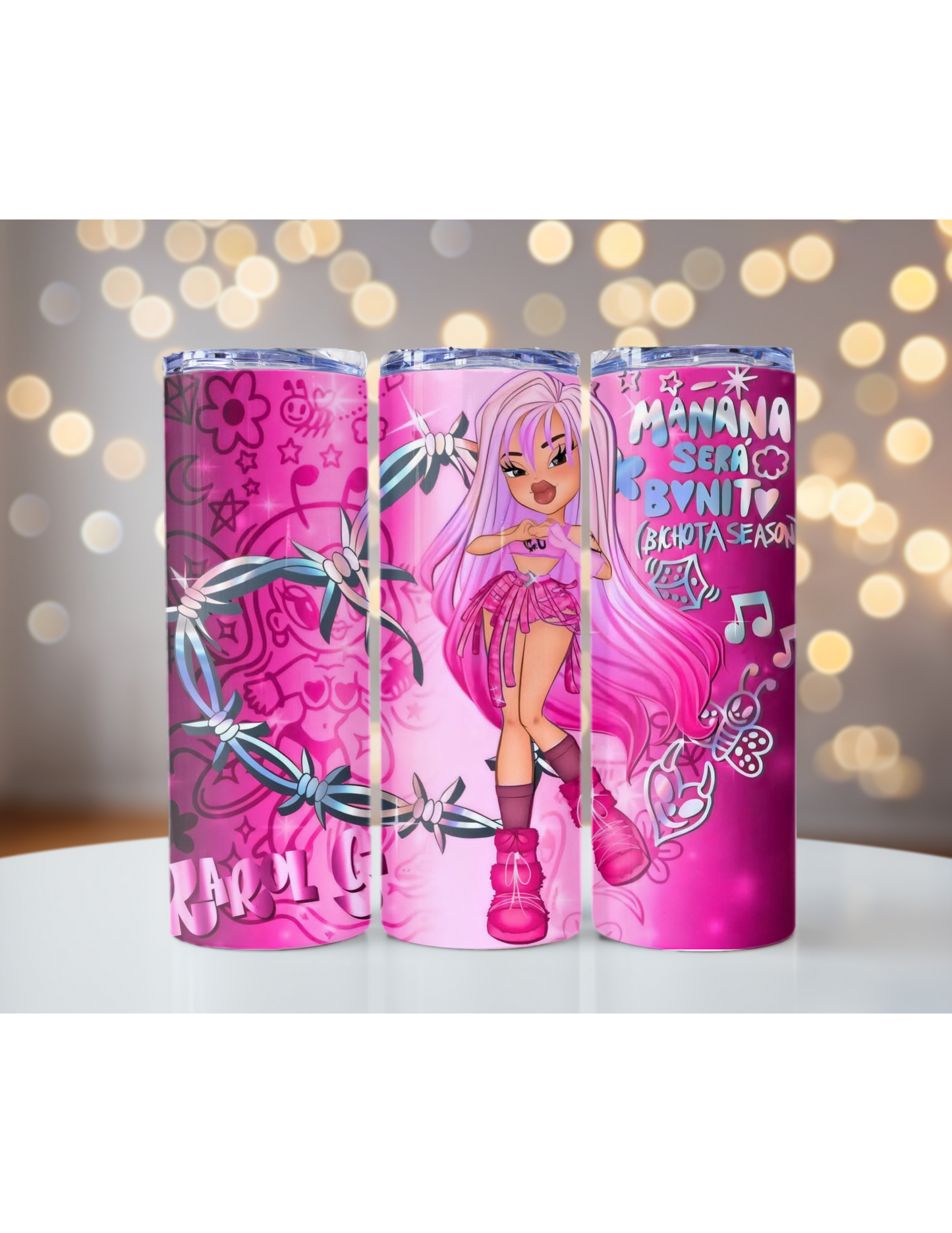 Pop Urban Doll Tumbler | Personalized Gift 20 oz | Perfect for Gift
