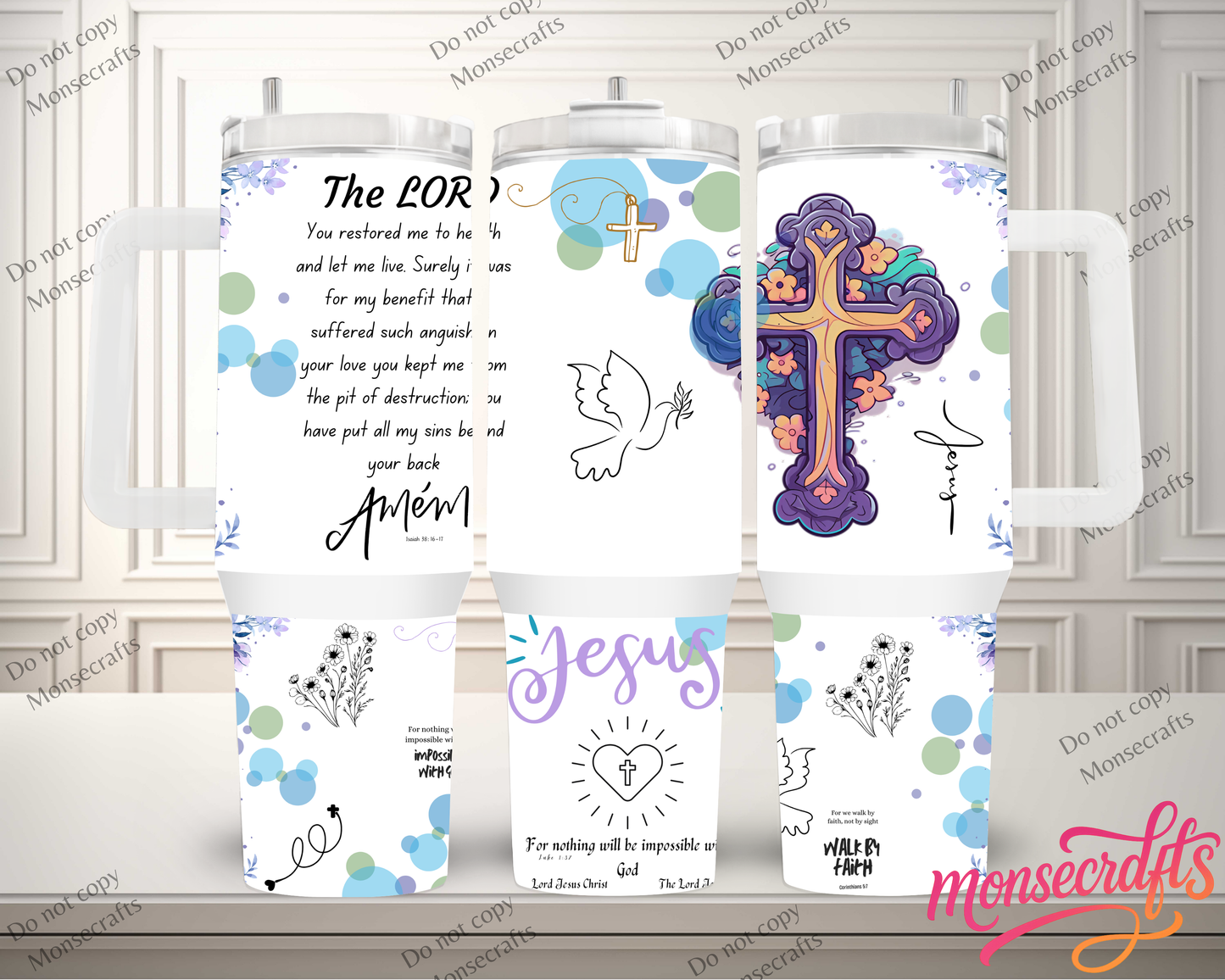 Christians Handle 40 oz Personalized Gifts