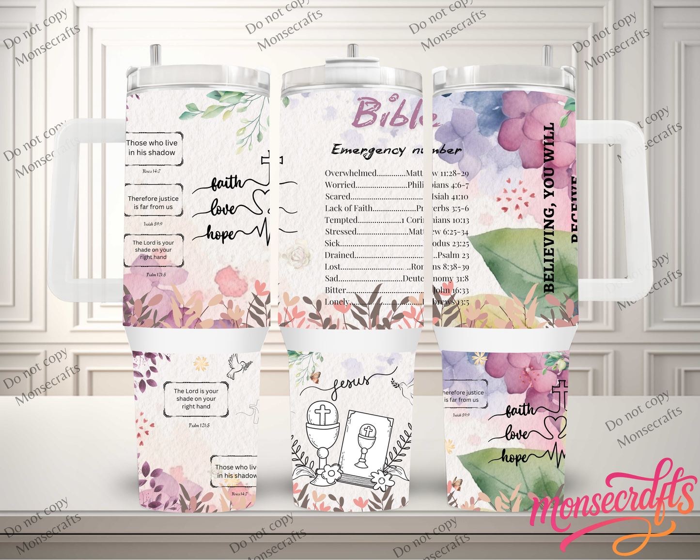 Christians Handle 40 oz Personalized Gifts