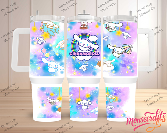 Cinnamoroll Handle Personalized 40 OZ