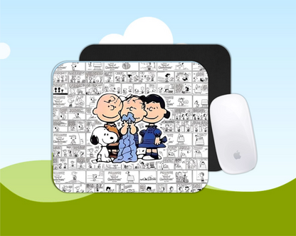 Dog and Friends Personalized Mouse Pad – Perfect for Home Office or Gift |  Add Your Text or Design – 24x20 cm