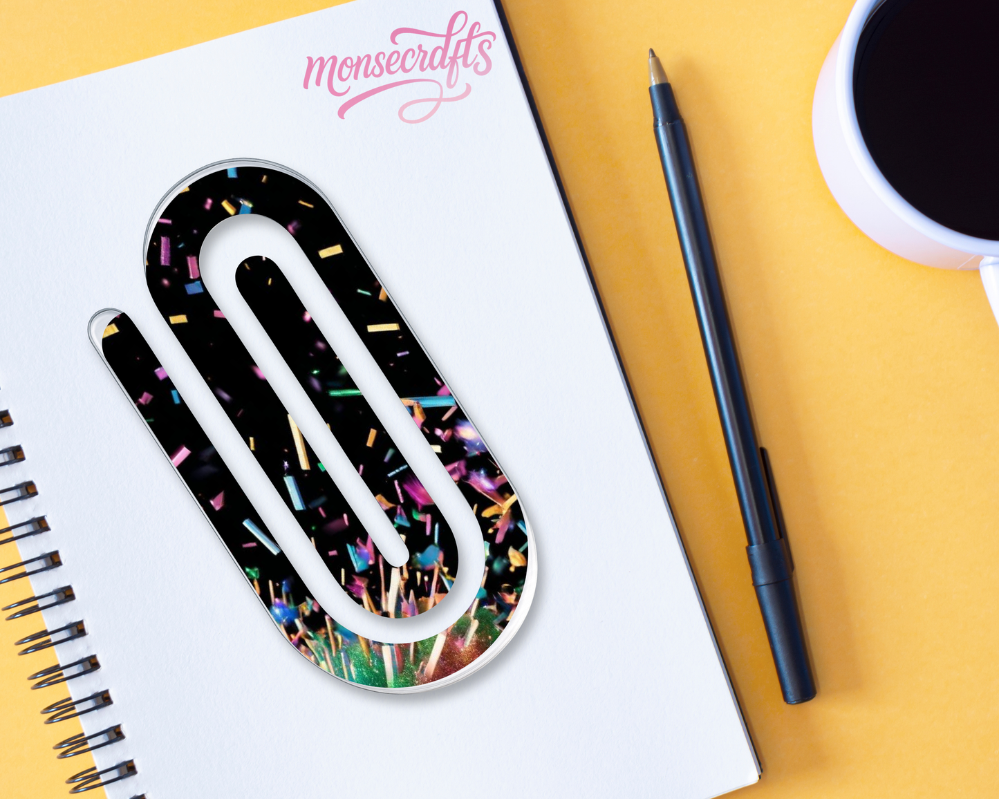 Jumbo paper clips personalized