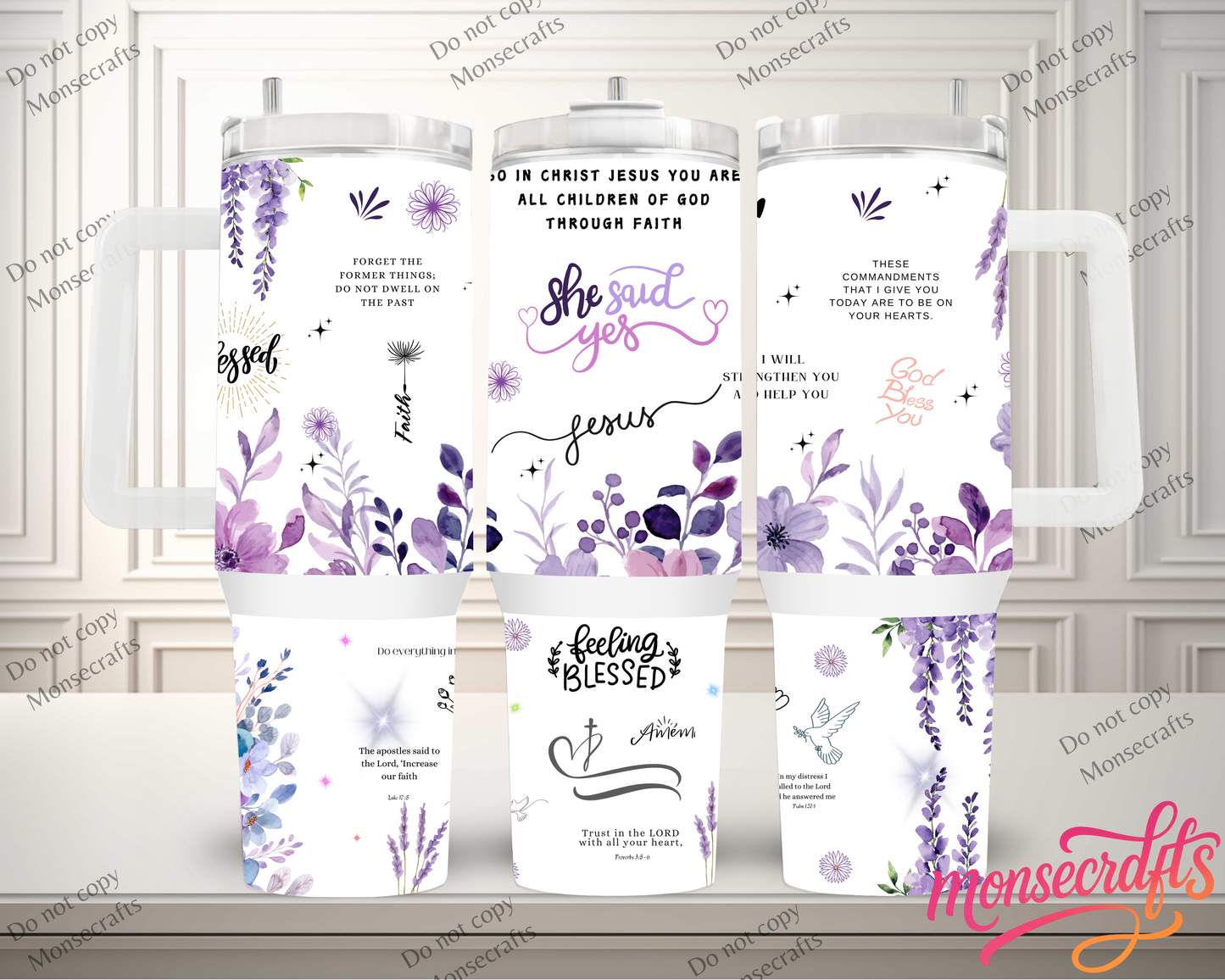 Christians Handle 40 oz Personalized Gifts