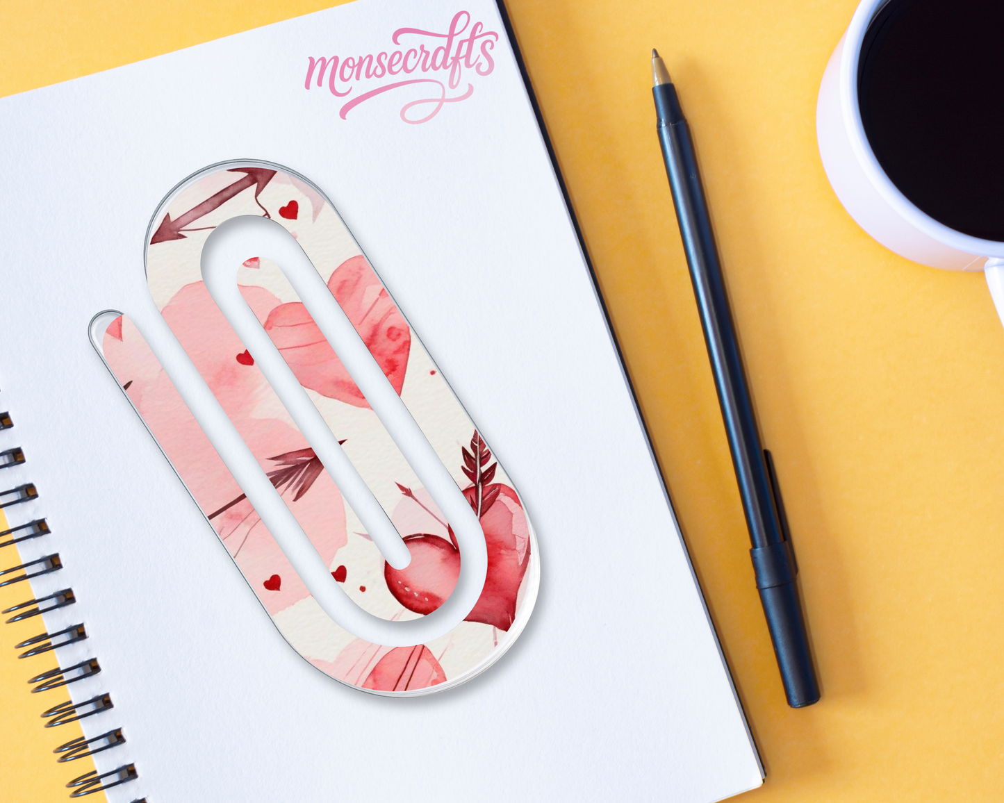 Jumbo paper clips personalized