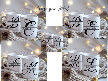 Mug initial personalized