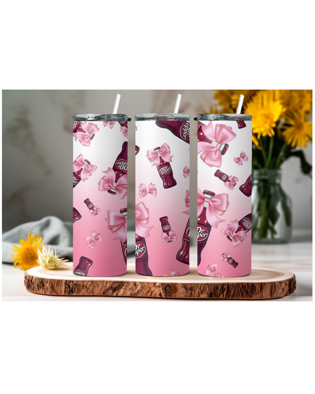 Soda Coquet Tumbler | Personalized Tumbler | Perfect Gift | 20 oz Skinny Tumbler