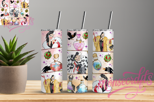 Villains Skinny Tumbler 20 OZ