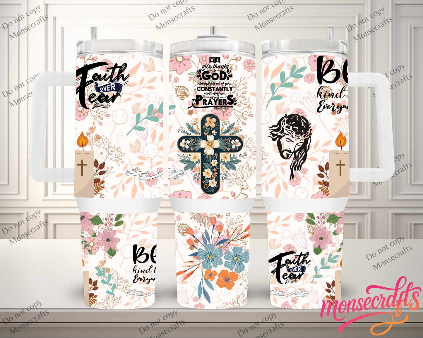 God Handle 40 Oz Personalized