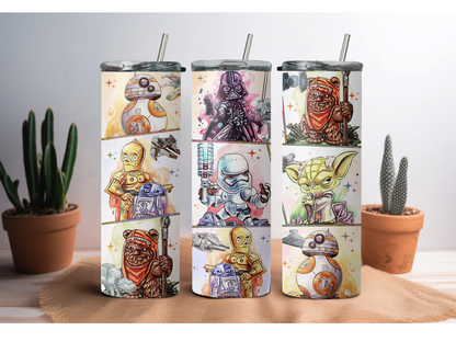 Magic mini fuguras | Personalized Gift | Perfect For Gift | 20 oz skinny tumbler