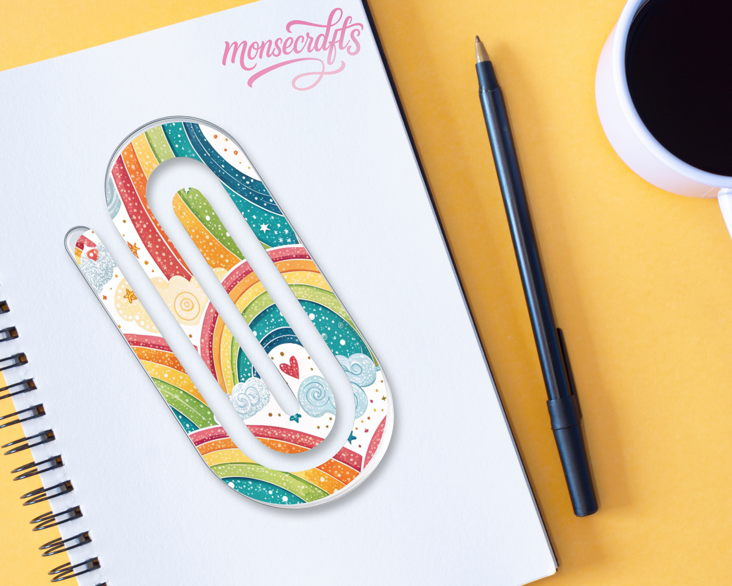 Jumbo Paper Clips Personalized