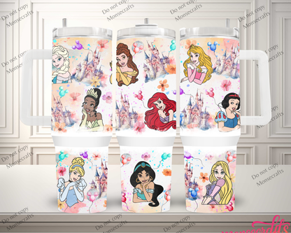 Princess Handle 40 oz Personalized