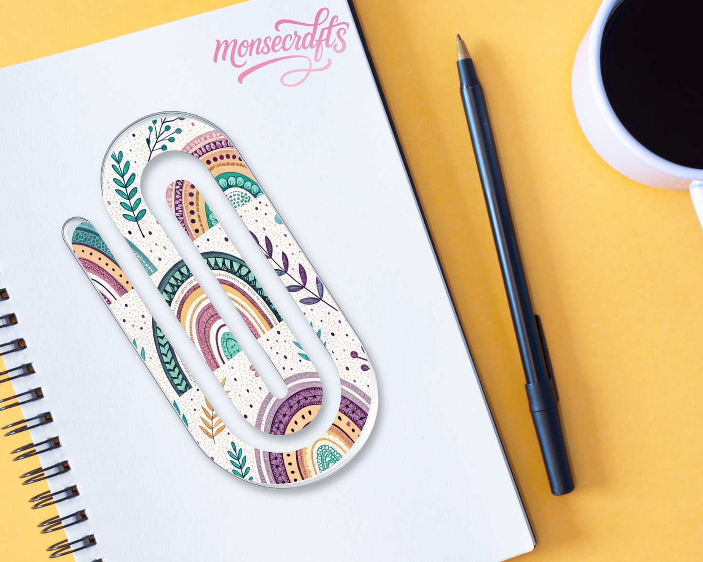 Jumbo Paper Clips Personalized