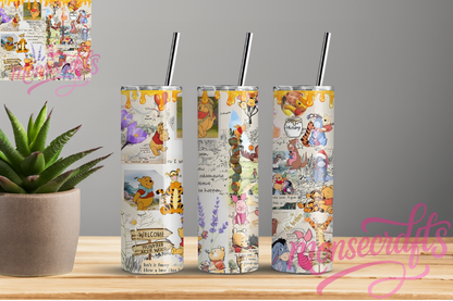 Pooh Skinny Tumbler 20 OZ