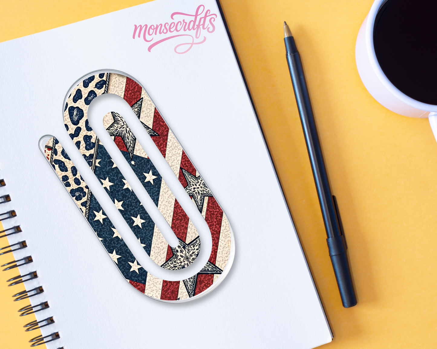 Jumbo Paper Clips Personalized