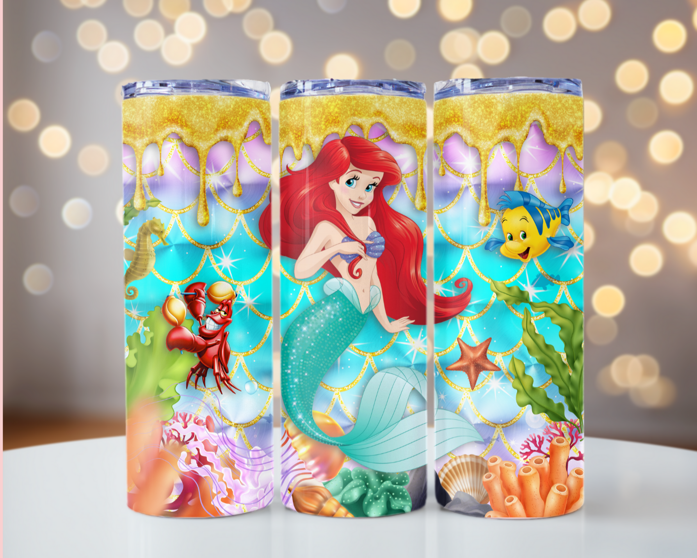 Mermaid Skinny Tumbler 20OZ