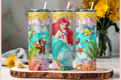 Mermaid Skinny Tumbler 20OZ