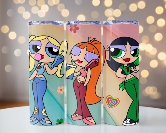 Super Girls Skinny Tumbler 20 Oz