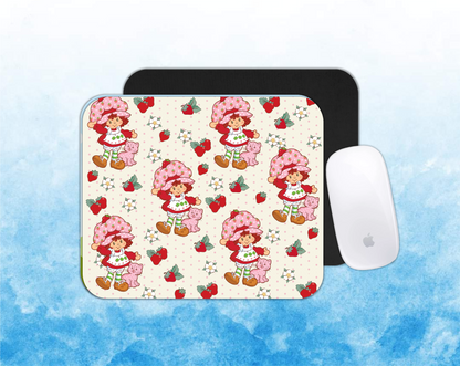 Strawberry Doll Personalized Mouse Pad – Perfect for Home Office or Gift |  Add Your Text or Design – 24x20 cm