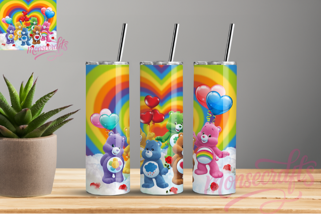 Bears Rainbow Skinny Tumbler 20OZ